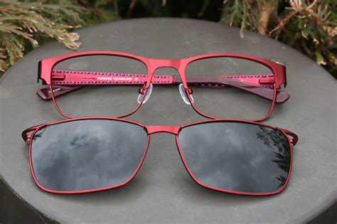 designer glasses with magnetic sunglasses.